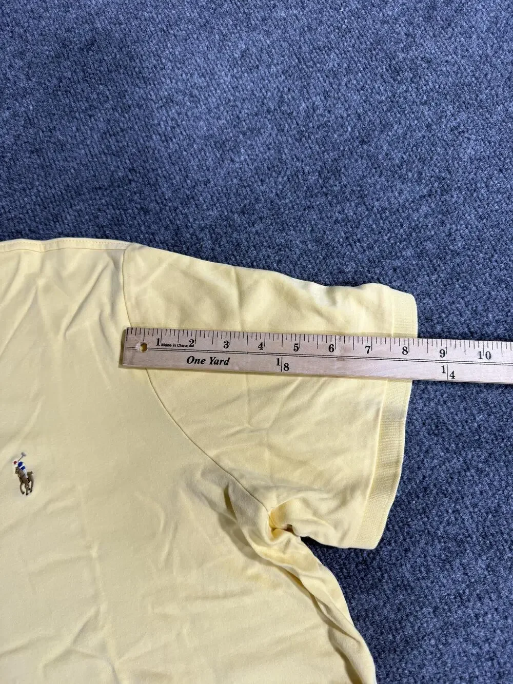 Polo Ralph Lauren Polo Shirt Mens XL Yellow Short Sleeve Classic Fit Casual Top